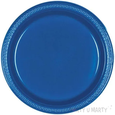 talerzyki plastikowe amscan m jumbo pack niebieskie 17 7 cm 20 szt