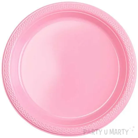talerzyki plastikowe amscan m rozowe pastelowe 17 7 cm 10 szt