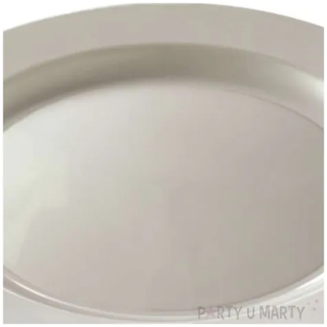 talerzyki plastikowe classic srebrny aluplast 19 cm 12 szt