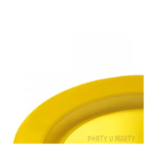 talerzyki plastikowe classic zolty tamipol 24 cm 12 szt