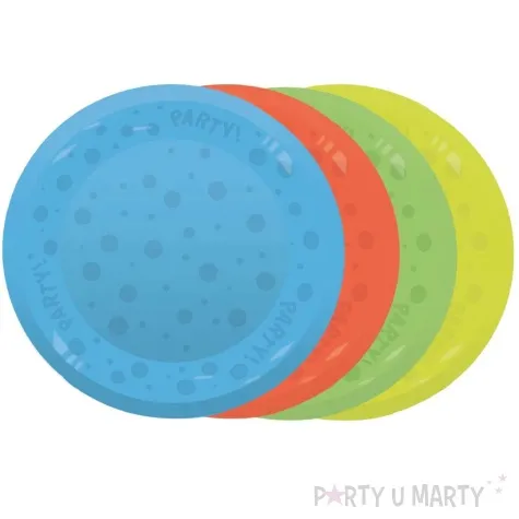 talerzyki plastikowe party procos 21 cm 4 szt