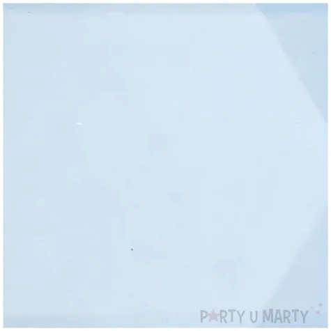 talerzyki vert decor heksagonalne niebieski amscan 26 1 cm 6 szt