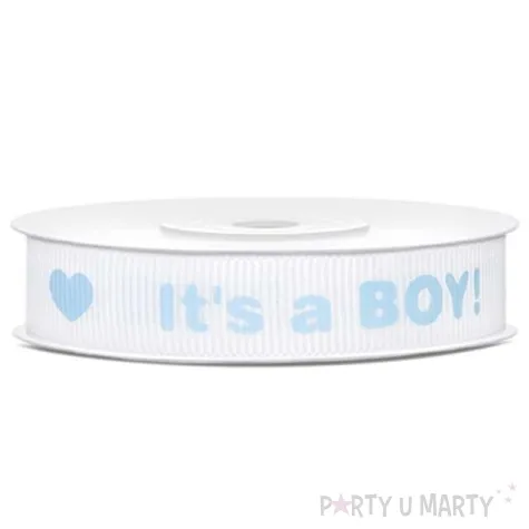 tasiemka rypsowa its a boy 12mm 10m 1szt