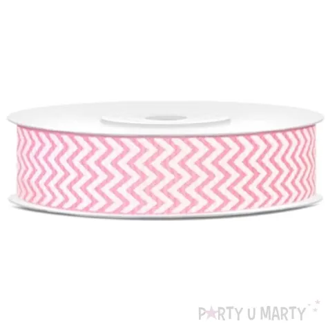 tasiemka rypsowa j rozowy 18mm 10m