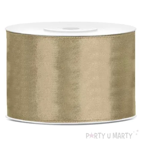 tasiemka satynowa cappuccino 50 mm 25 m