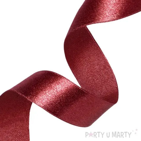 tasiemka satynowa classic burgundowy partypal 50 mm 23 m