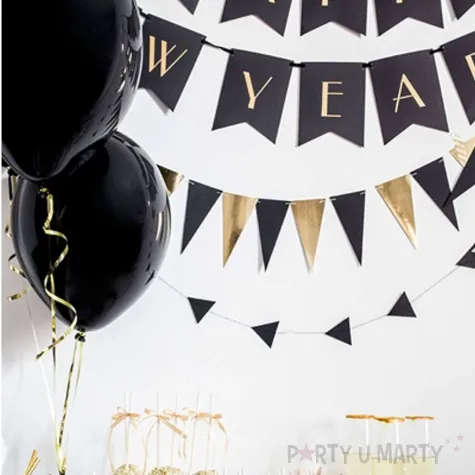 tasiemka satynowa classic czarna partydeco 6 mm 25 m