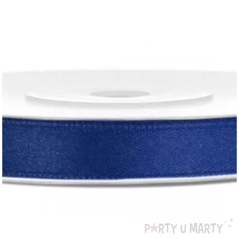 tasiemka satynowa classic granatowa partydeco 6 mm 25 m