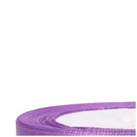 tasiemka satynowa classic lawendowa partydeco 6 mm 25 m