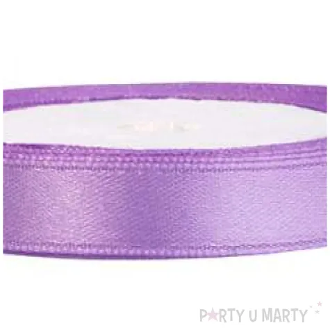 tasiemka satynowa classic lawendowa partydeco 6 mm 25 m