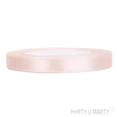 tasiemka satynowa classic lososiowa jasna partydeco 6 mm 25 m