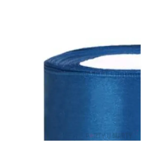 tasiemka satynowa classic niebieski partydeco 38 mm 25 m