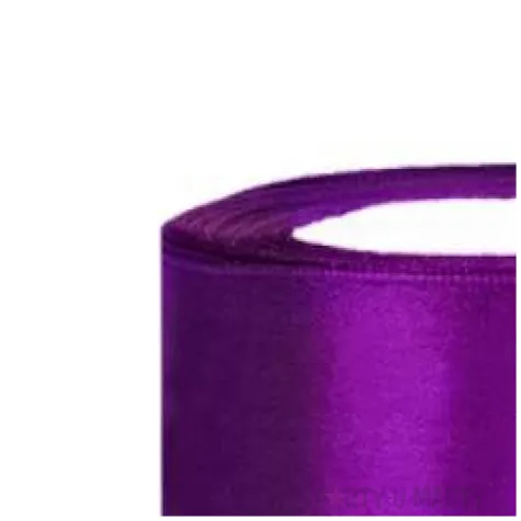 tasiemka satynowa classic purpurowa partydeco 38 mm 25 m