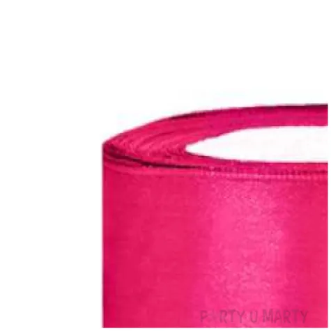 tasiemka satynowa classic rozowa ciemna partydeco 38 mm 25 m