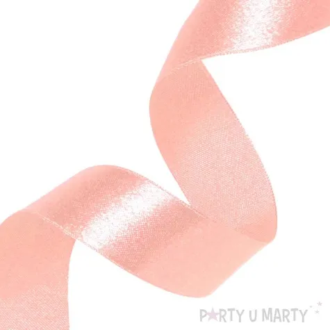 tasiemka satynowa classic rozowy pudrowy partypal 50 mm 23 m