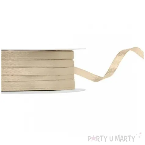 tasiemka satynowa classic wstazka dekoracja na wesele komunie urodziny zloty 3 cm 50 m