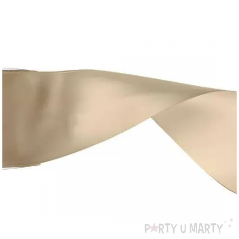 tasiemka satynowa classic wstazka dekoracja na wesele komunie urodziny zloty 5 cm 25 m