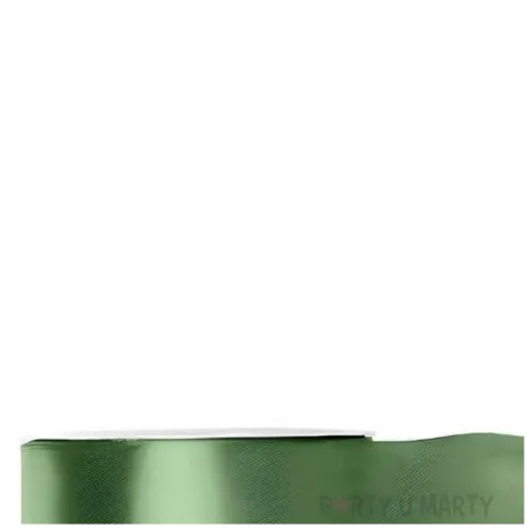 tasiemka satynowa classic wstazka dekoracja na wesele urodziny szalwiowy zielony 2 5 cm 25 m