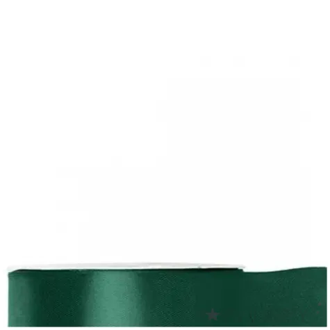 tasiemka satynowa classic zielony butelkowy partydeco 38 mm 25 m