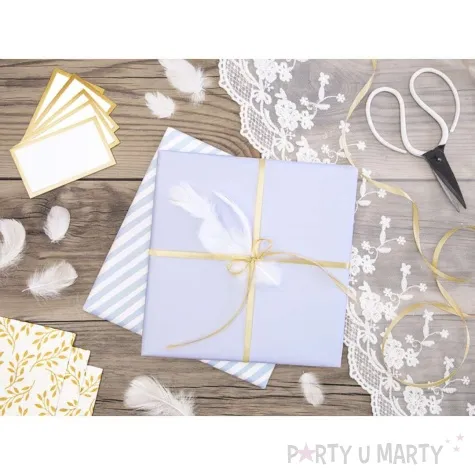 tasiemka satynowa classic zlota jasna partydeco 6 mm 25 m