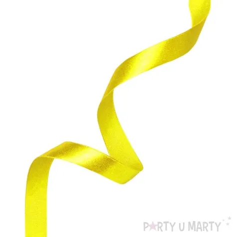 tasiemka satynowa classic zolty partypal 6 mm 23 m