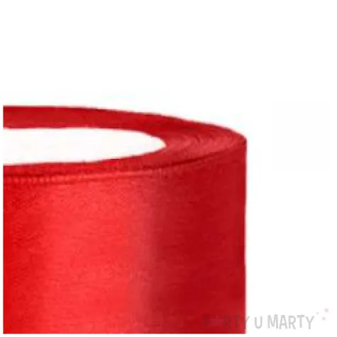 tasiemka satynowa dekoracyjna do prezentow na boze narodzenie swieta wesele urodziny czerwona 3 8mm