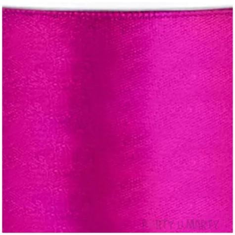tasiemka satynowa fuksja 38 mm 25 m
