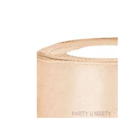 tasiemka satynowa kremowa 38 mm 25 m