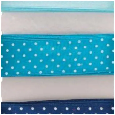tasiemka satynowa kropki niebiesko granatowa aliga 25 mm 3 m