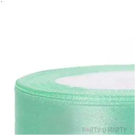 tasiemka satynowa mietowa 12 mm 25 m