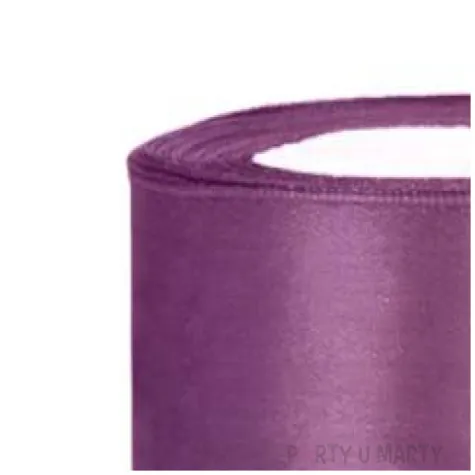 tasiemka satynowa sliwkowa 50 mm 25 m