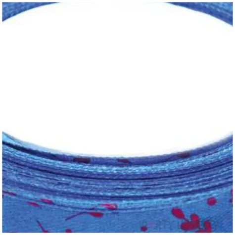 tasiemka satynowa swiateczna bazie i kwiatki niebieska brewis 12 mm 22 m