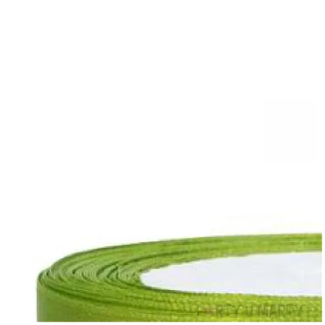 tasiemka satynowa zielone jabluszko 6 mm 25 m