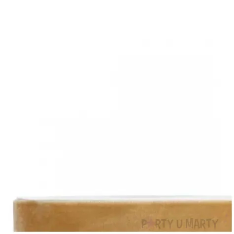 tasiemka welurowa classic zloty zimny partydeco 25 mm 10 m