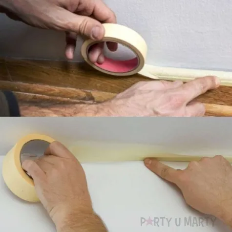 tasma papierowa malarska 25 mm kremowa pakart 33m