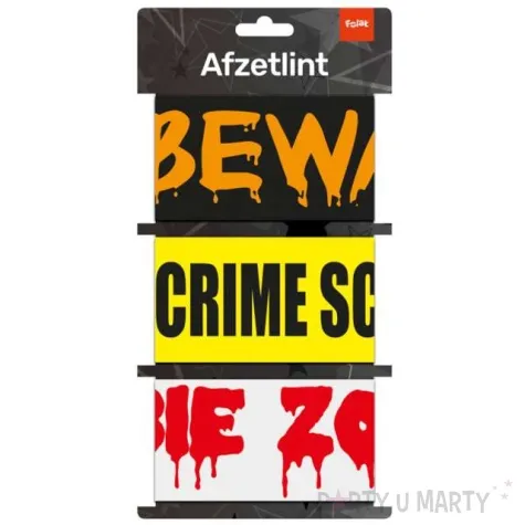 tasma party danger crime scene zombie folat 3 szt 5 m