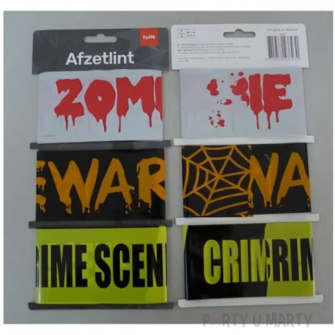 tasma party danger crime scene zombie folat 3 szt 5 m