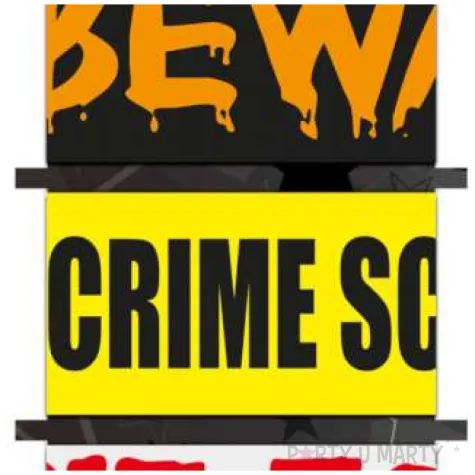 tasma party danger crime scene zombie folat 3 szt 5 m