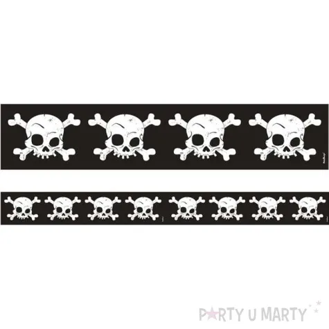 tasma party halloween czachy 10 cm x 6 mb 1 rolka