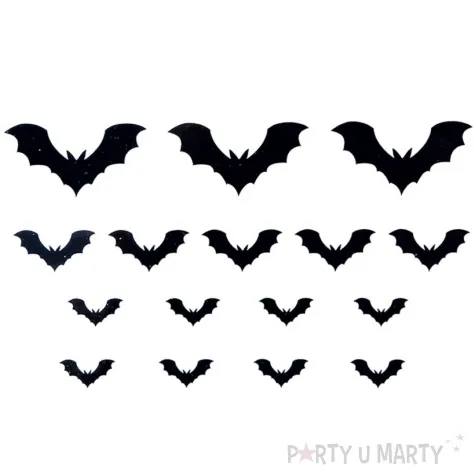 tatuaz wodny nietoperze czarny guirca 32 szt
