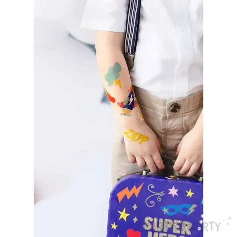 tatuaze zmywalne kosmiczne samoloty partydeco 11 szt