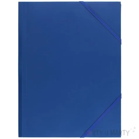 teczka a4 plastikowa z gumka niebieska d rect