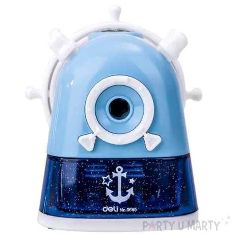 temperowka piracki ster z korbka niebieska deli