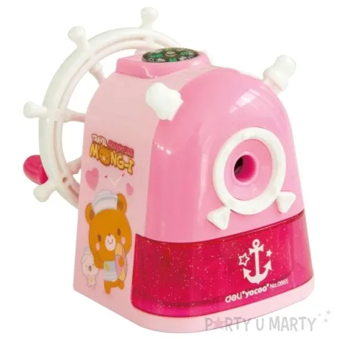 temperowka piracki ster z korbka rozowa deli