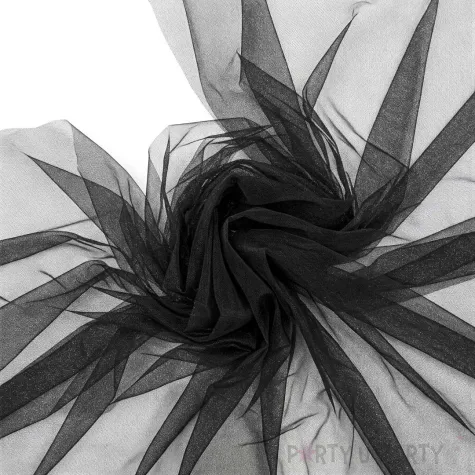 tiul drobny cienki material siateczka dekoracja na wesele czarny 1 5 x 10 m