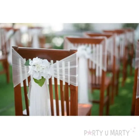 tiul gladki bialy partydeco 0 08 x 20 m