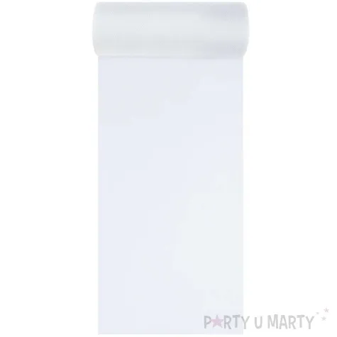 tiul gladki bialy partypal 0 15 x 9 m