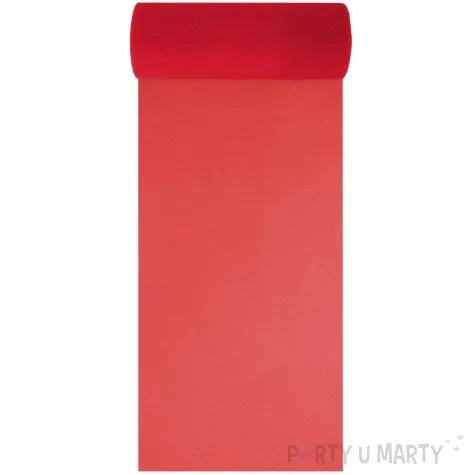 tiul gladki czerwony partypal 0 15 x 9 m