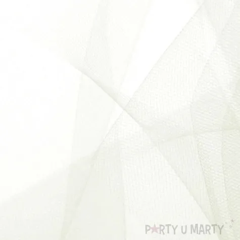 tiul gladki ecru partypal 0 3 x 9 m