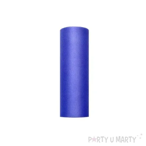 tiul gladki granatowy partydeco 0 15 x 9 m